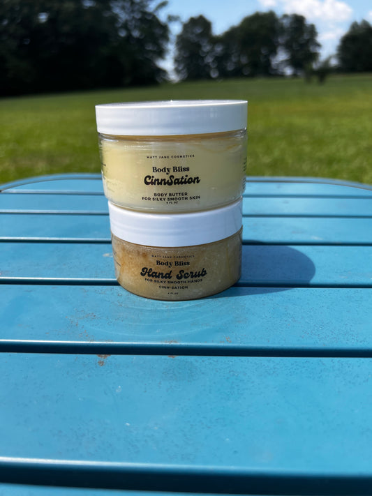 Cinn-Sation Hand Scrub and Body Butter Combo