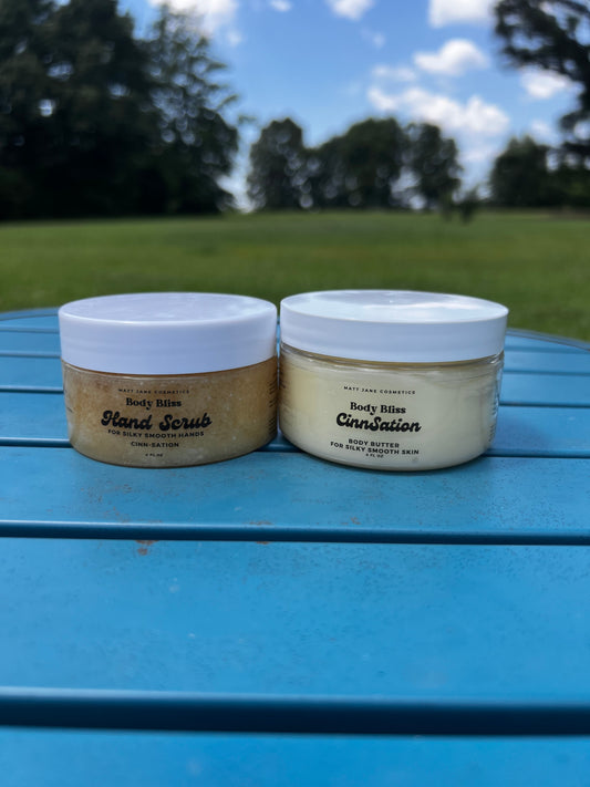 Cinn-Sation Hand Scrub and Body Butter Combo