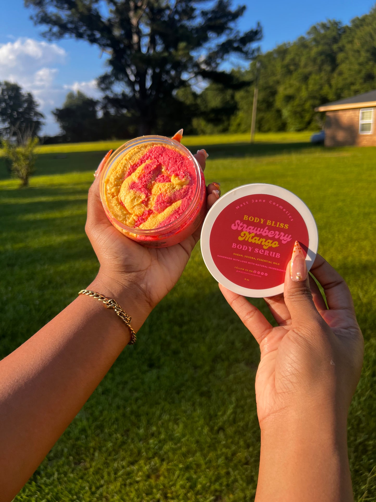 Strawberry Mango Body Scrub